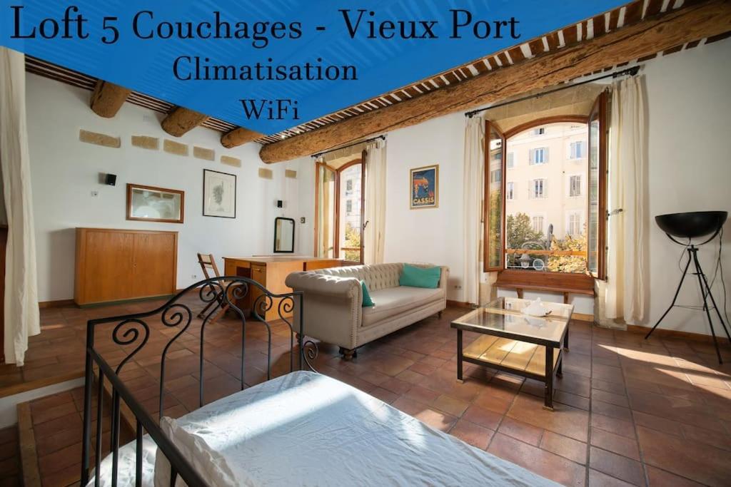 Air-Conditioned Loft In The Heart Of The Old Port Marseilles Buitenkant foto